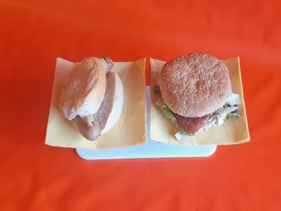 Snackwelle speziell für Hamburger