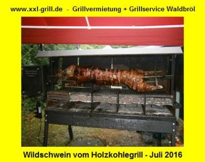 Wildschwein vom Holzkohlegrill